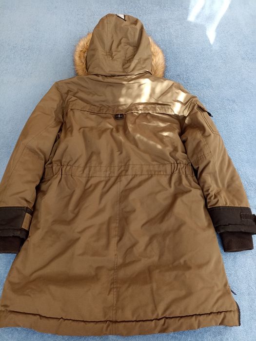 Чоловіча куртка пуховик  колір хакі