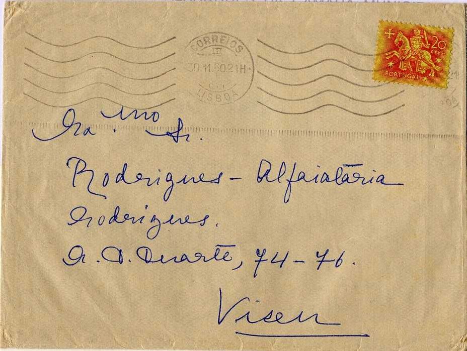Portugal - 1960nov30 = Carimbo e Selo