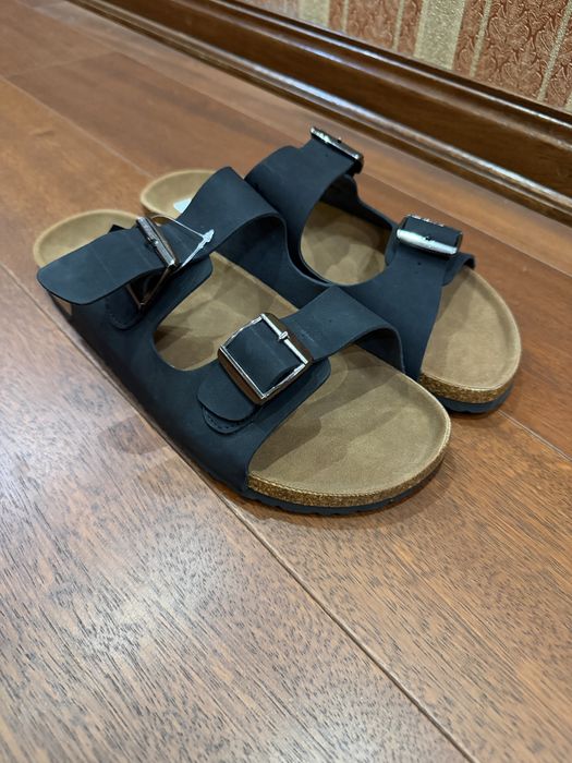 Нові чоловічі сандалі Virucci у стилі Birkenstock (подвійний ремінець) — Розмір 43