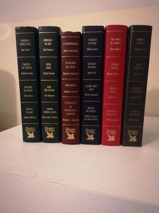 Livros Readers Digest , edição 4 obras condensadas e encadernadas