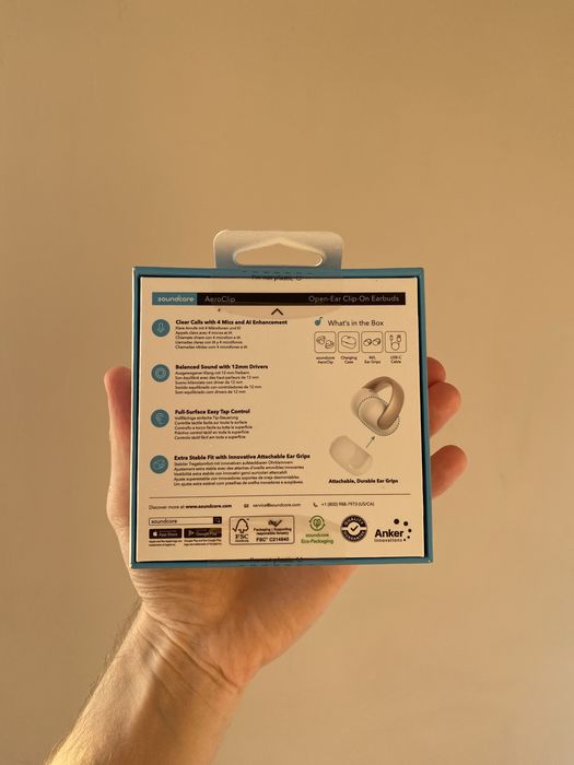 Anker Soundcore AeroClip - навушники кліпси бездротові
