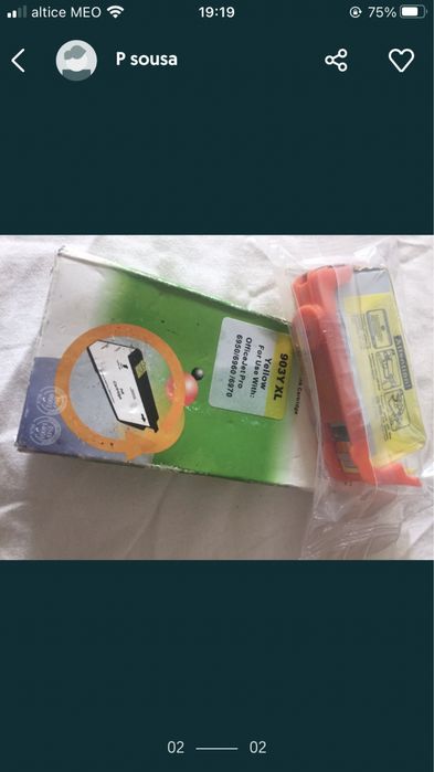 Tinteiros epson 341 348 E1292 E1294 T0344 T0345T para Hp 6950/60/70