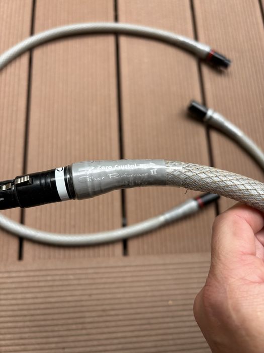 Acoustic Zen Zero Crystal Silver Reference II XLR 1M