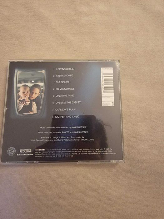 cd płyta z muzyką filmową
