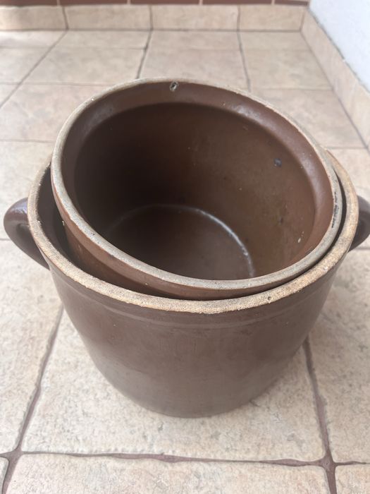 Garnki gliniane kamionka