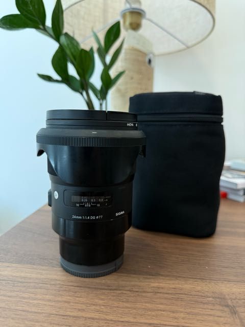 Sigma 24mm f/1.4 DG HSM | Art - Montagem Sony E - Excelente estado