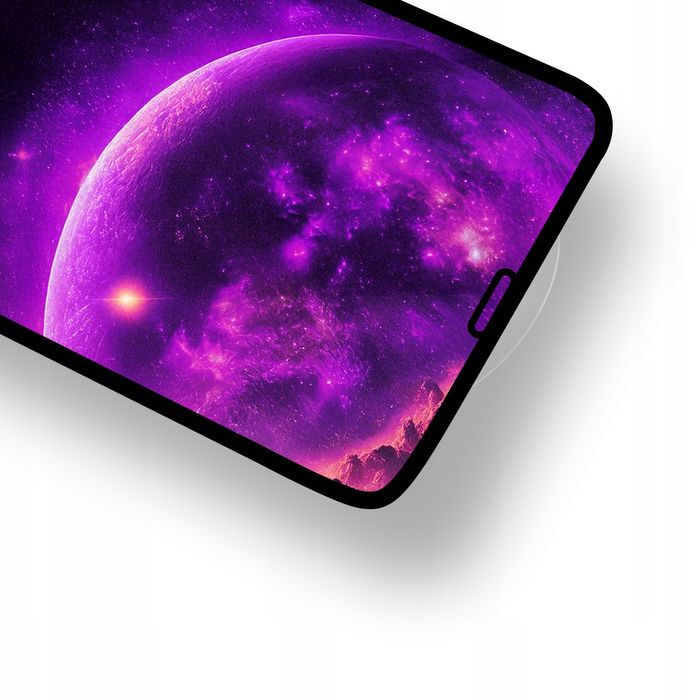 Szkło hartowane 9D do iPhone 15 6,1" / 16 6,1" czarna ramka 10w1