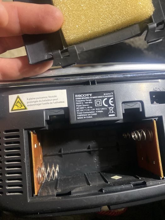 Радіо  магнітофон Німеччина Скотт Scott