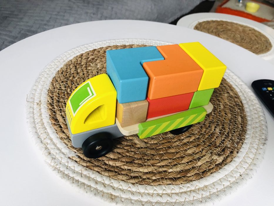 Auto prewniane z klockami