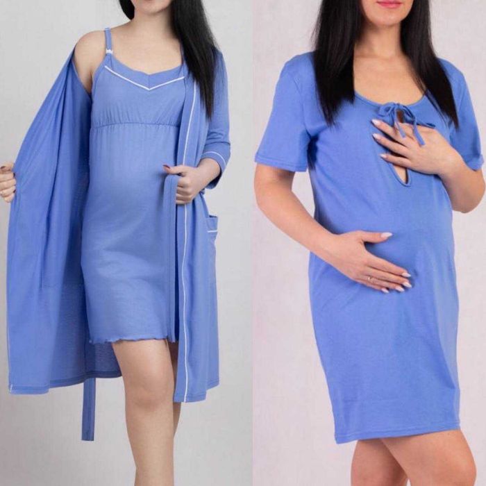 Комплект в пологовий трійка кант, сорочка на пологи 44-62