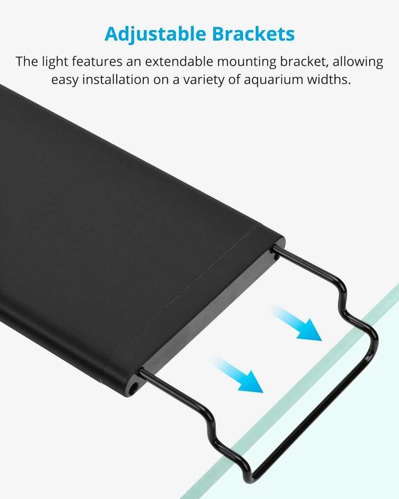 Lampa akwariowa Oświetlenie Slim LED NICREW z timerem