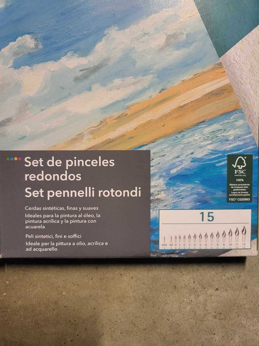 2 Conjuntos Pincéis, Crelando (NOVOS)