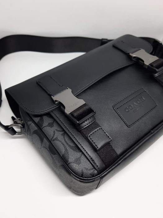 Чоловіча сумка через плече барсетка | Мужская сумка коач кроссбоди