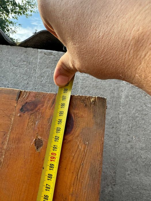 Деревянная дверь из массива сосны 600х1970 новая