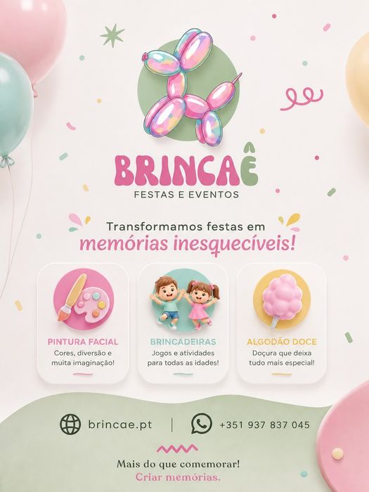 Lembrança de Festa - Algodão doce