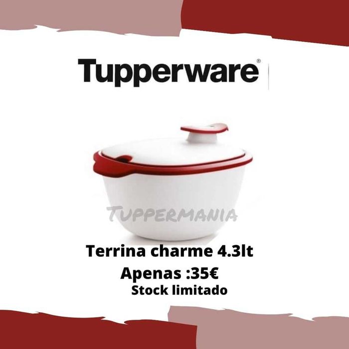 Artigos tupperware em promoção