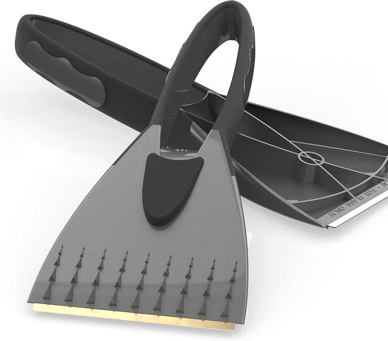 Skrobaczka do lodu z mosiężnym ostrzem, do szyb samochodowych, skrobak