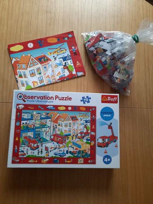 Puzzle obserwacyjne  Straż pożarna Trefl