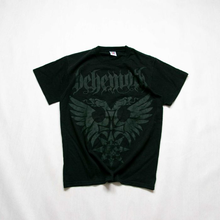 Behemoth big logo t-shirt S/M slim black metal