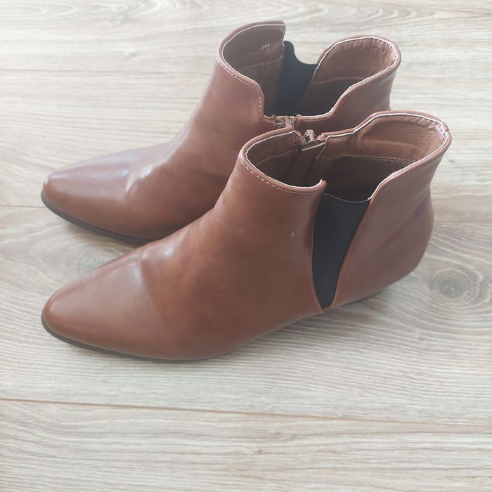 Sztyblety damskie, brązowe