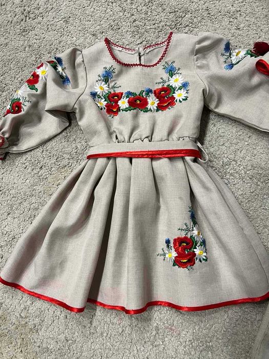 Фемели лук, Мама и дочка, Family look, вишиванка плаття, вишита сукня