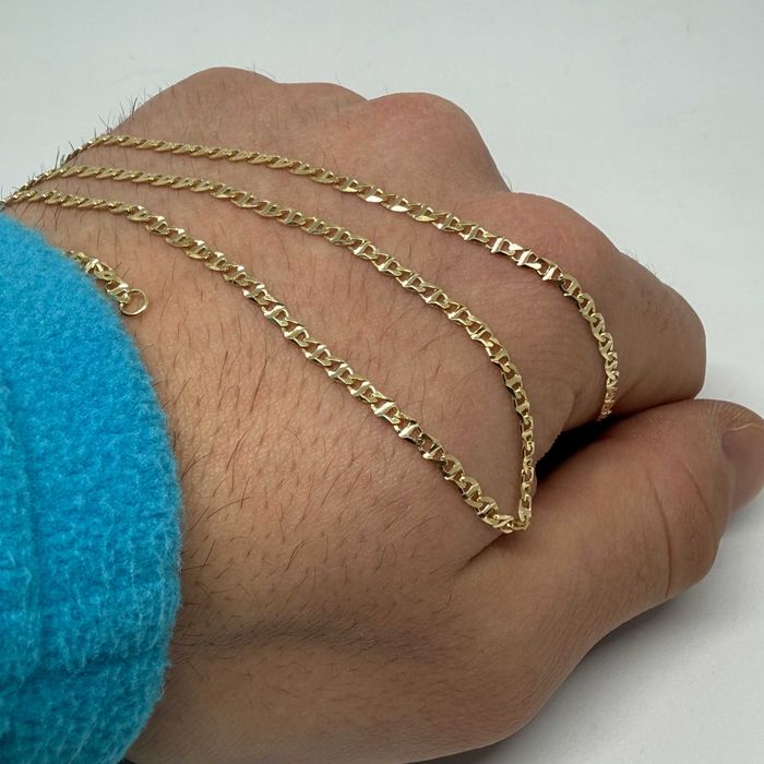 NOWY Złoty łańcuszek GUCCI - długość 55cm - waga 5.2g - próba 585