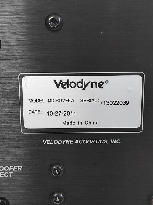 Subwoofer Velodyne MicroVee