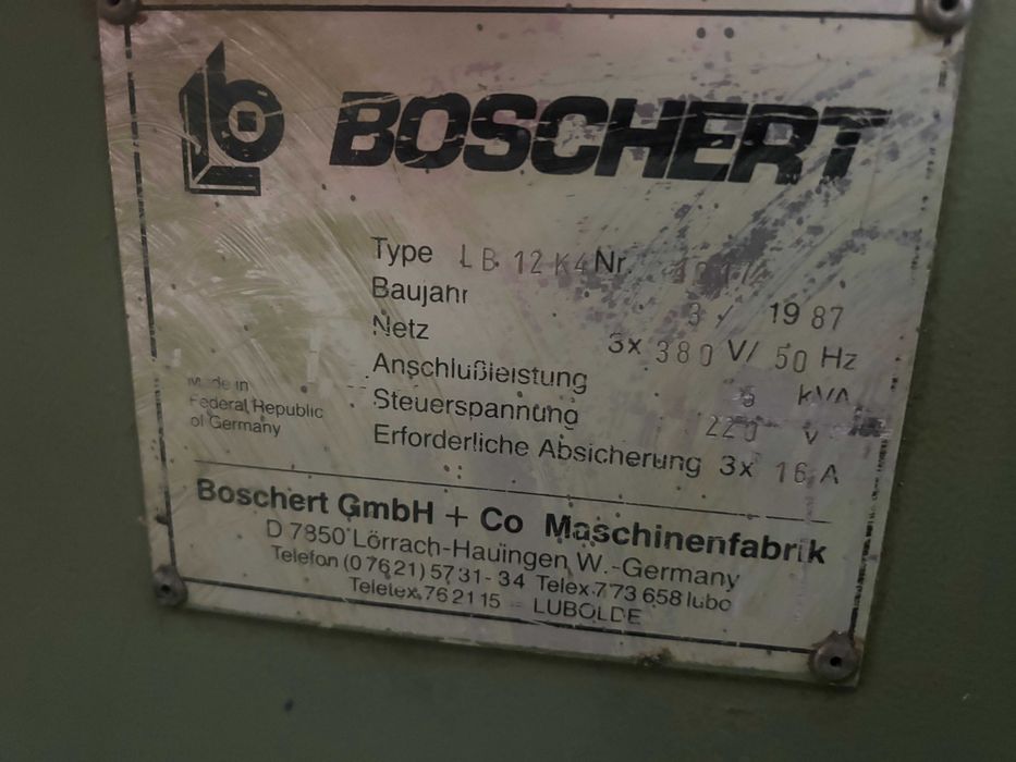 Gilotyna hydrauliczna narozna firmy BOSCHERT