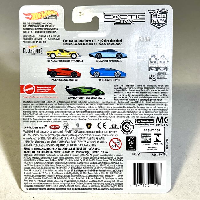 ’69 Alfa Romeo 33 Stradale - 2022 - Hot Wheels