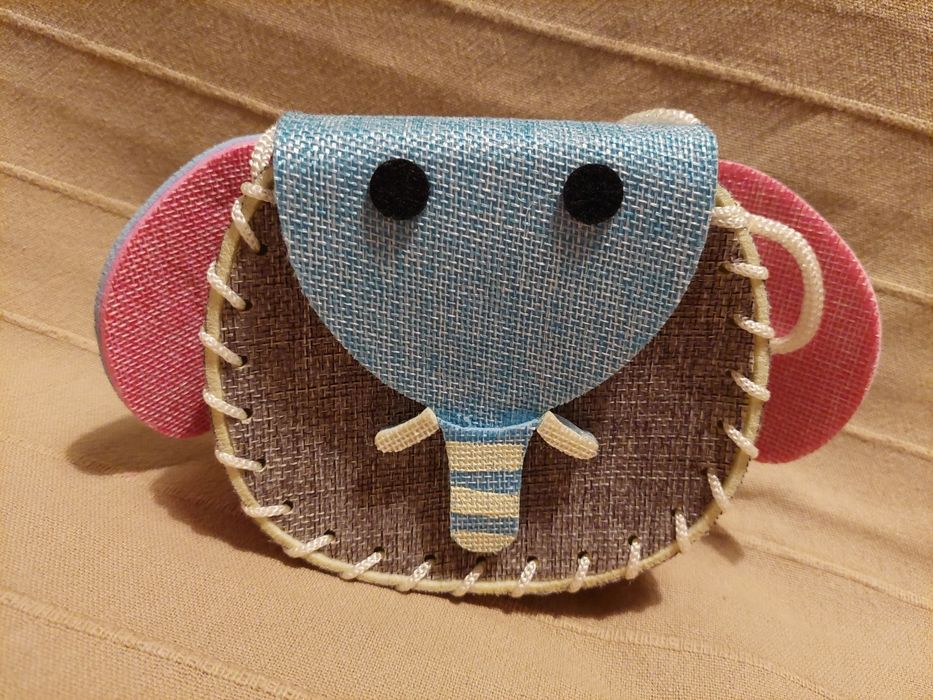 New girl's elephant suitcase