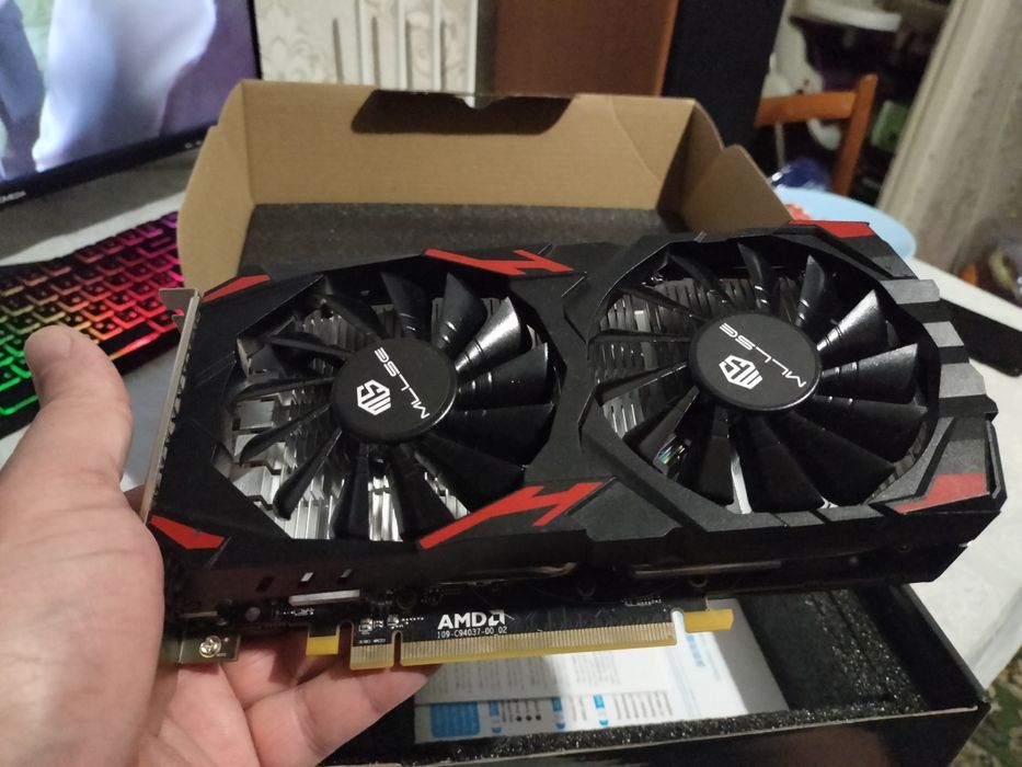 Відеокарта rx 580 8gb 2048sp НЕПРАЦЮЮЧА