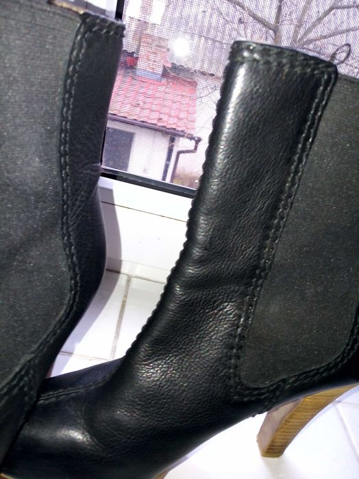botki ze skóry ZARA r. 39