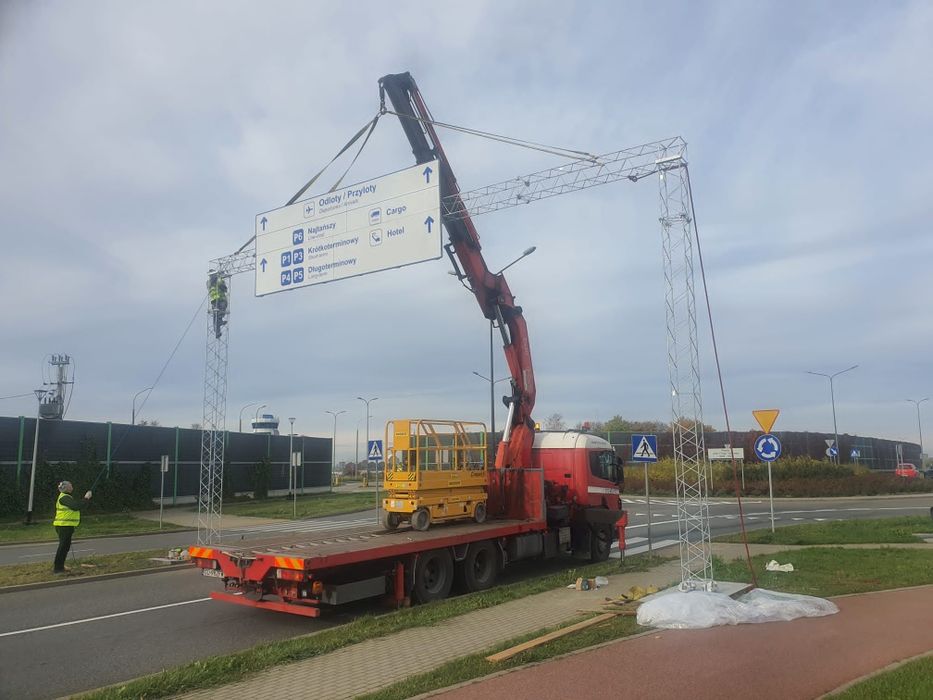 Usługi dźwigowe i transportowe HDS