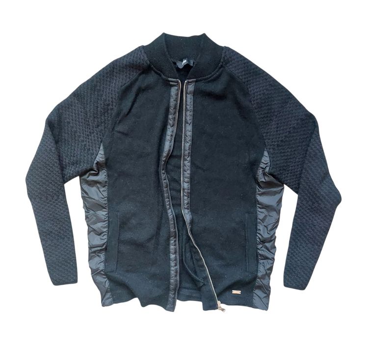 Hugo Boss x Mercedes sweter rozpinany męski wełniany r. M