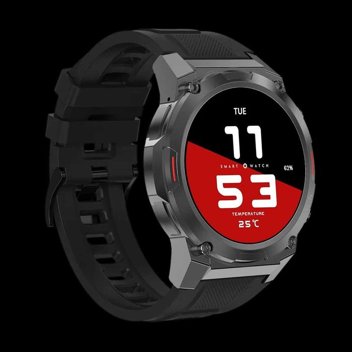 Smartwatch Maxcom FW63 Cobalt Pro, wyświetlacz AMOLED, pełny zestaw