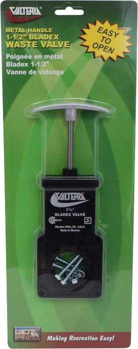 Zawór odpływowy Valterra T1001-VPM z metalowymi uchwytami – 1-1/2"