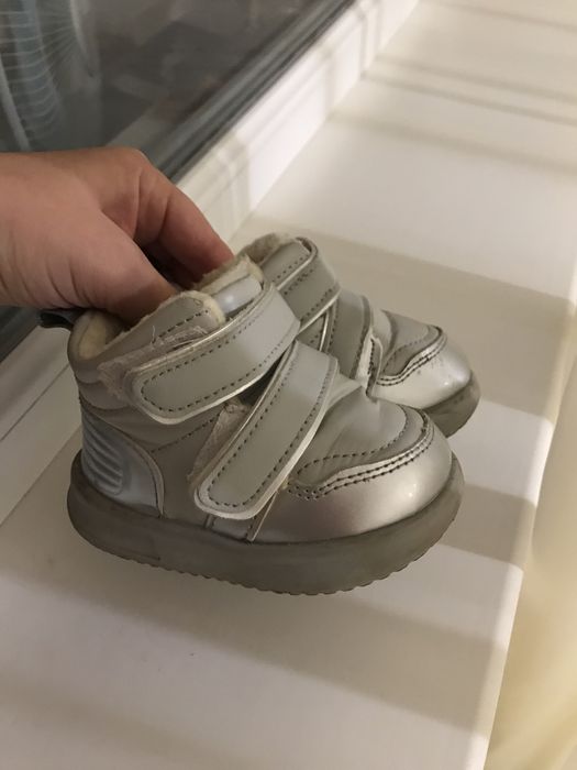 Детские Зимние ботинки сапоги первая обувь 15 размер 11см 12см 12,5см