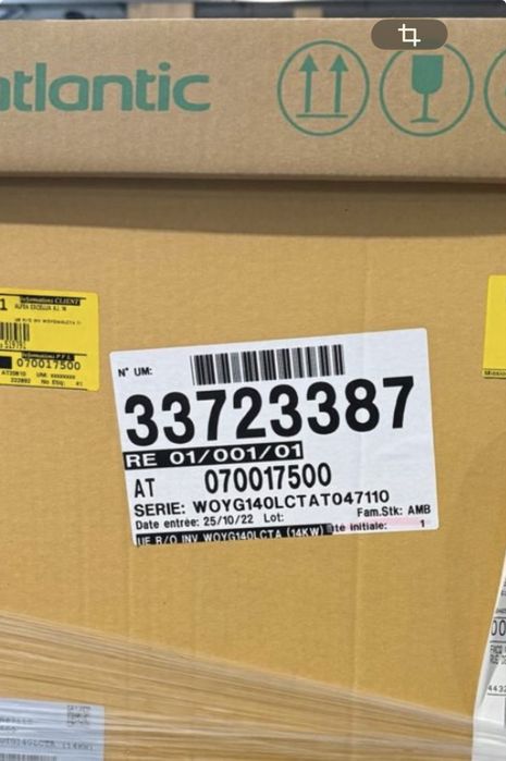 Atlantic Alfea Excellia Mono AI 14kW nowa w kartonach komplet
