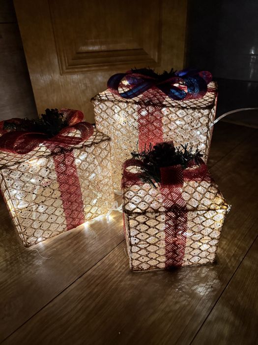 Набір декоратичний новорчіних світилтникві 3 шт.