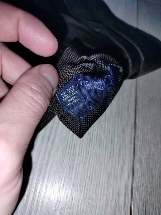 Галстук Aquascutum Canali 100% шелк сделан в Италии