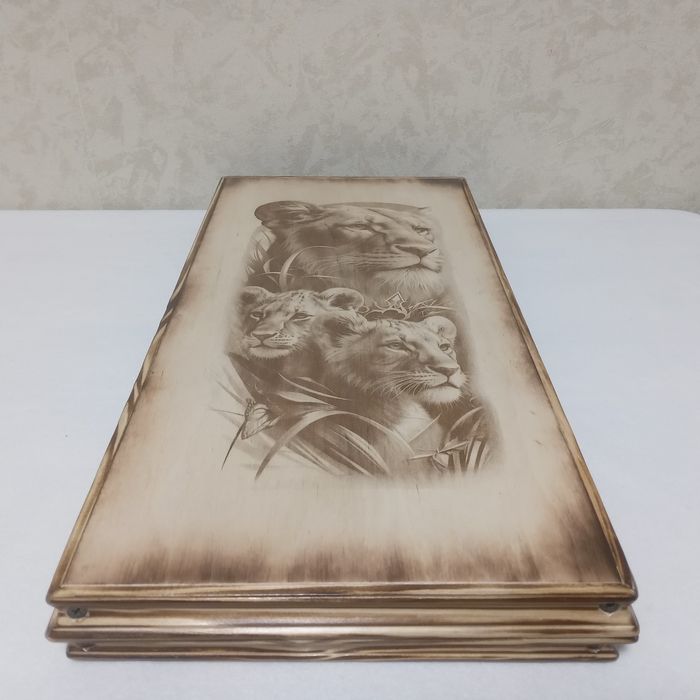 Нарды для подарка.  50х25х5 см.