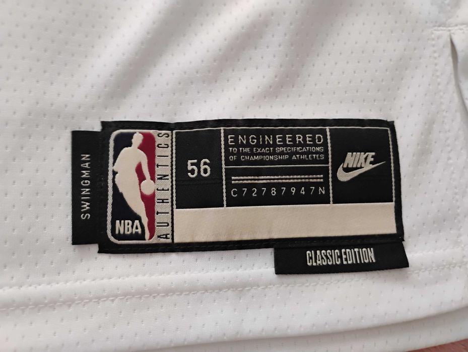 Biała Koszulka NBA Lebron James #23 LA Lakers XXL