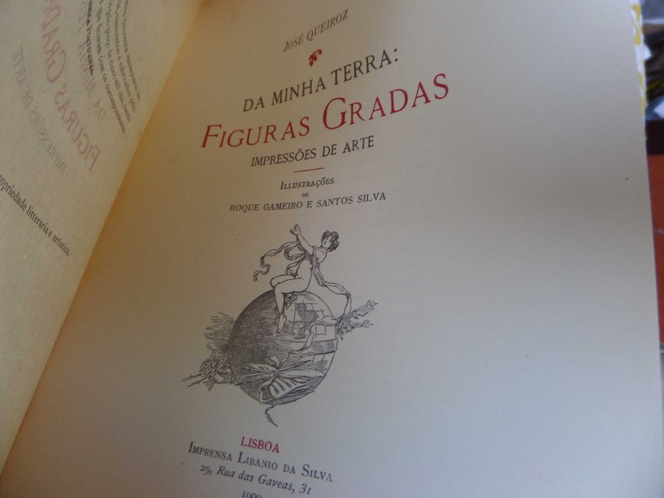 Da minha terra: FIGURAS GRADAS Impressões de Arte 1ª Edição - 1909