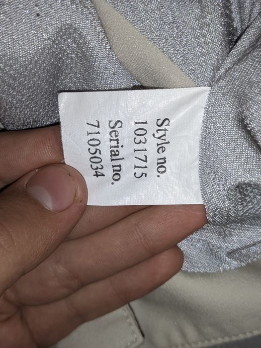 Лижні штани білі mammut