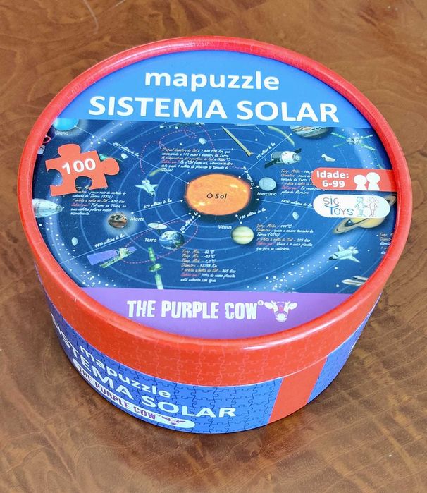 Puzzle "Sistema solar" (100 pcs, idade 6+)