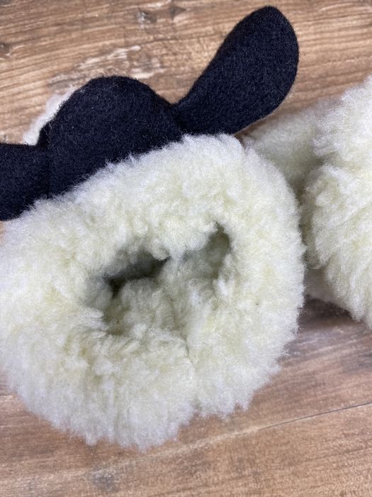 Тапки домашні Чуні Барашек Шон дитячі з овчини