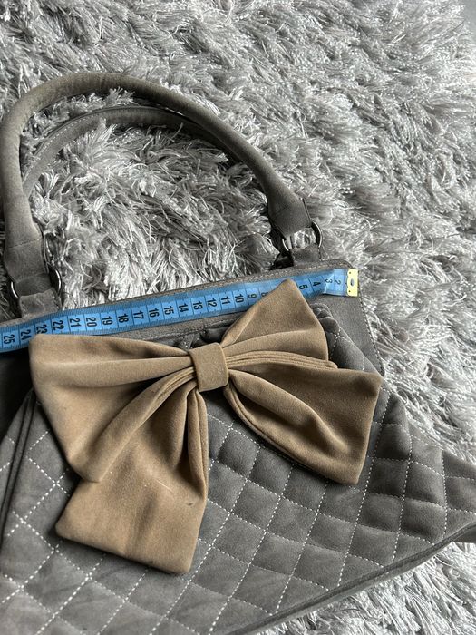 Torba elegancka z kokardą