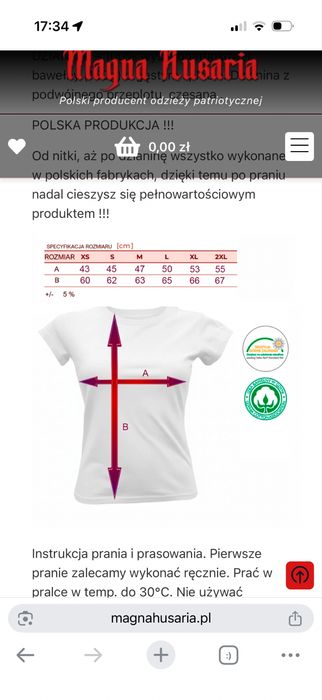 Koszulka patriotyczna z orzełkiem | magna husaria