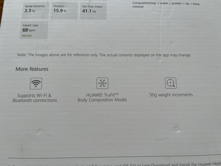 Balança Inteligente Huawei Scale 3