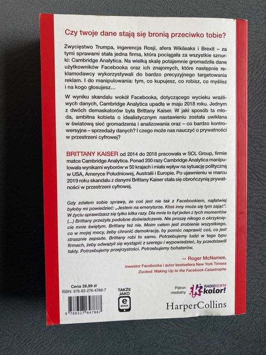 Brittany Kaiser - Dyktatura Danych